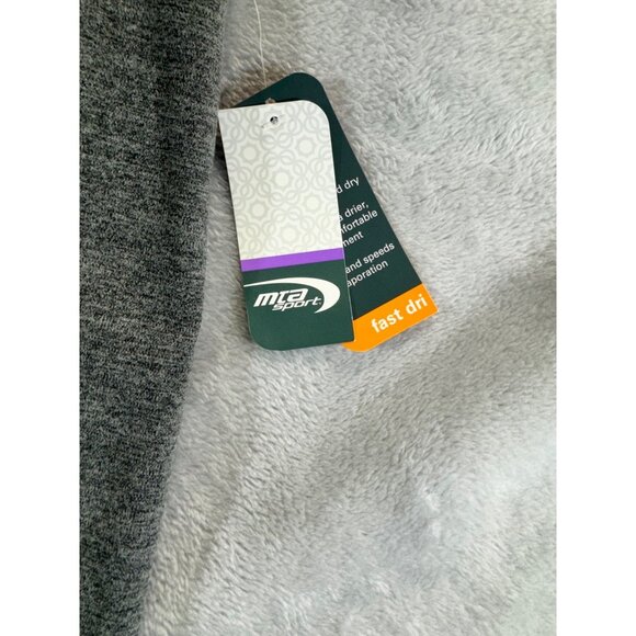 MTA Sport leggings Women's Medium Grey Color Block Fast Dry athletic leggings - Picture 9 of 12